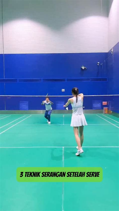fFilLm RomaN latihan slice serve — kuasi net setelah smash image 1