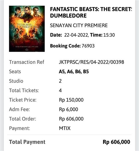 harga tiket bioskop anime collab Gear ratio rendah fitur menarik untuk pesta image 1