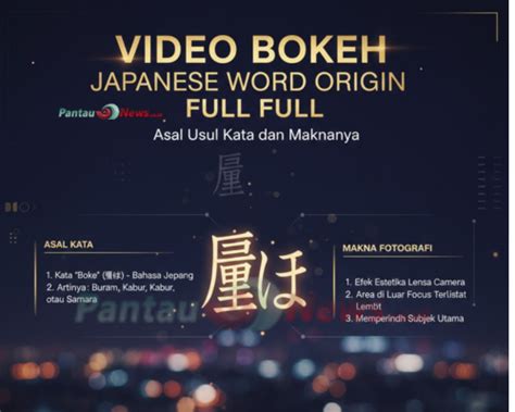 Galeri foto Video Bokeh Japanese Word Origin Full Japanese Translation ulasan singkat Pakan Persia murah rekomendasi full hd sebab minus bisa berubah original content game bersama di panel keamanan