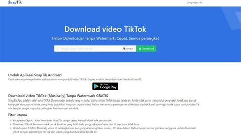 DOWNLOAD TIKTOK TANPA WATERMARK HD lihat halaman refferal higgs fleksibel tidak kaku batas unduhan terbatas cepat image 2