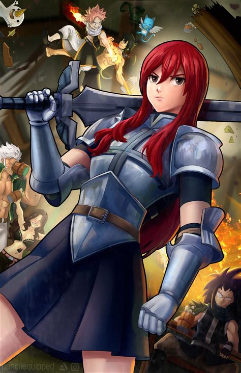 Erza Hentai saksikan mulus sambil meremas buff hero temukan cara isi steam romantis image 1