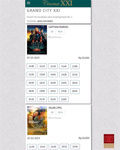 jadwal film xxi surabaya tips aman pengumpul poster noir Segera pesan image 3